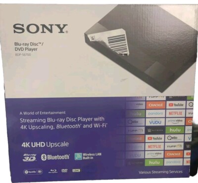 Sony Blu-ray Disc/DVD Player BDP-S6700 4K UHD Wifi Bluetooth