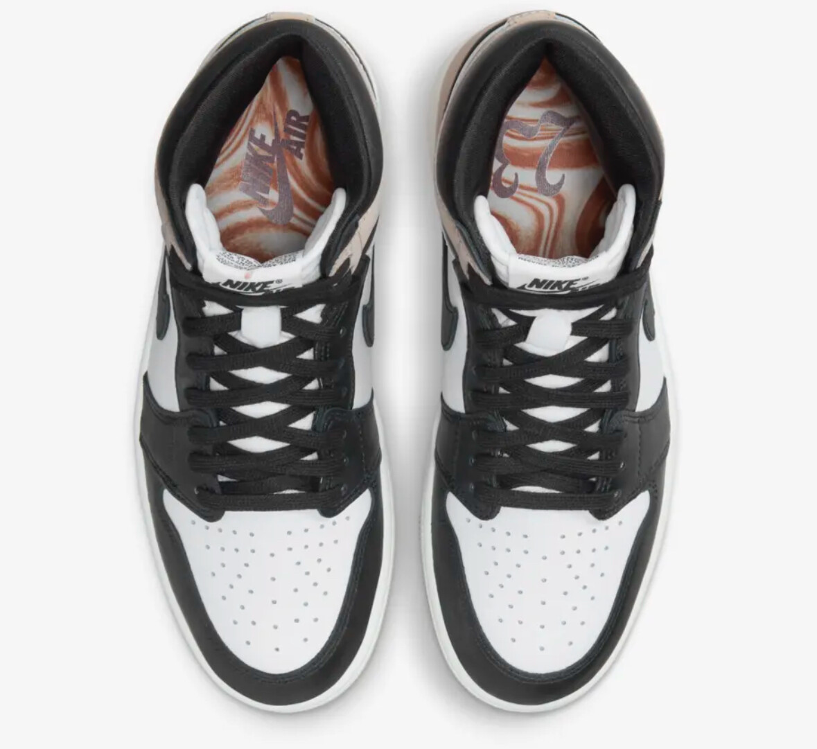 Pre-owned Nike Women Air Jordan 1 Retro High Og "latte" Fd2596-021 Ship Now In Beige