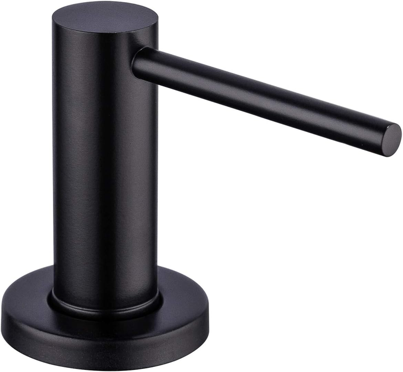Matte Black Kitchen Sink Soap Dispenser GAPPO Countertop Pump Hand Lotion Built