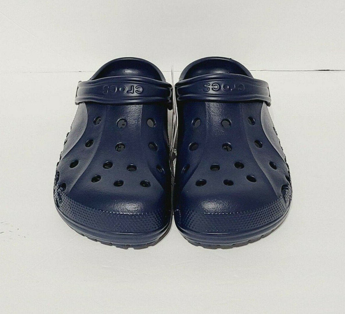 mens navy blue crocs size 11
