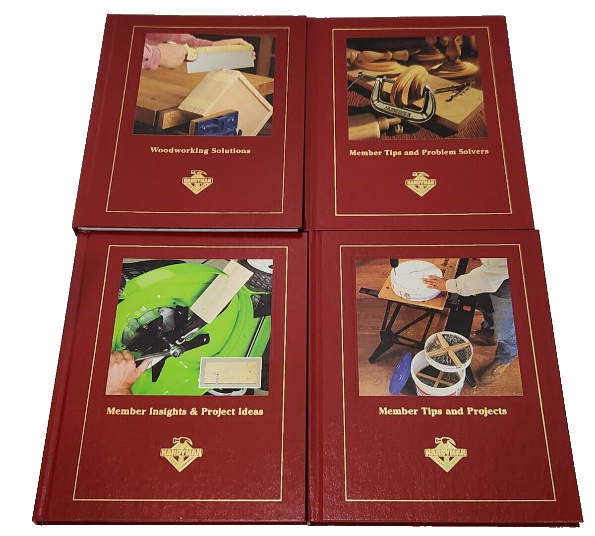 Handyman Club of America Hardcover Books Home Repair Remodeling Wood Lot of 24