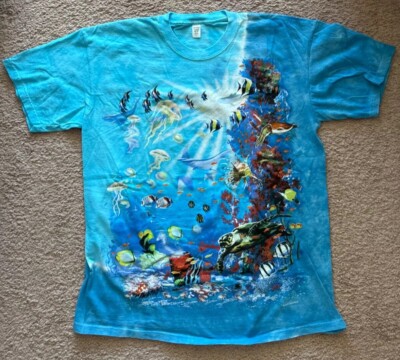 Liquid Blue Tie-Dye Shirt, Under The Water Theme,Brand New, All Sizes