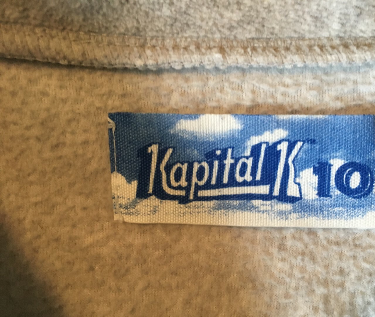 Kapital K Youth Fleece Grey Size 10