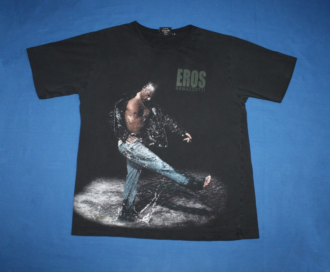 Y2K Eros Ramazzotti Shirt World Tour 2006 Pop Rock Men's Tee