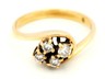 Diamond & 9ct Yellow Gold Ring WeddingEngagement Jewellery Wrap Around Band M-3.JPG