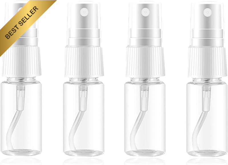 4 X 15 Ml Spray Bottle, Small, Spray Bottle, Transparent Atomiser Bottles, Mini