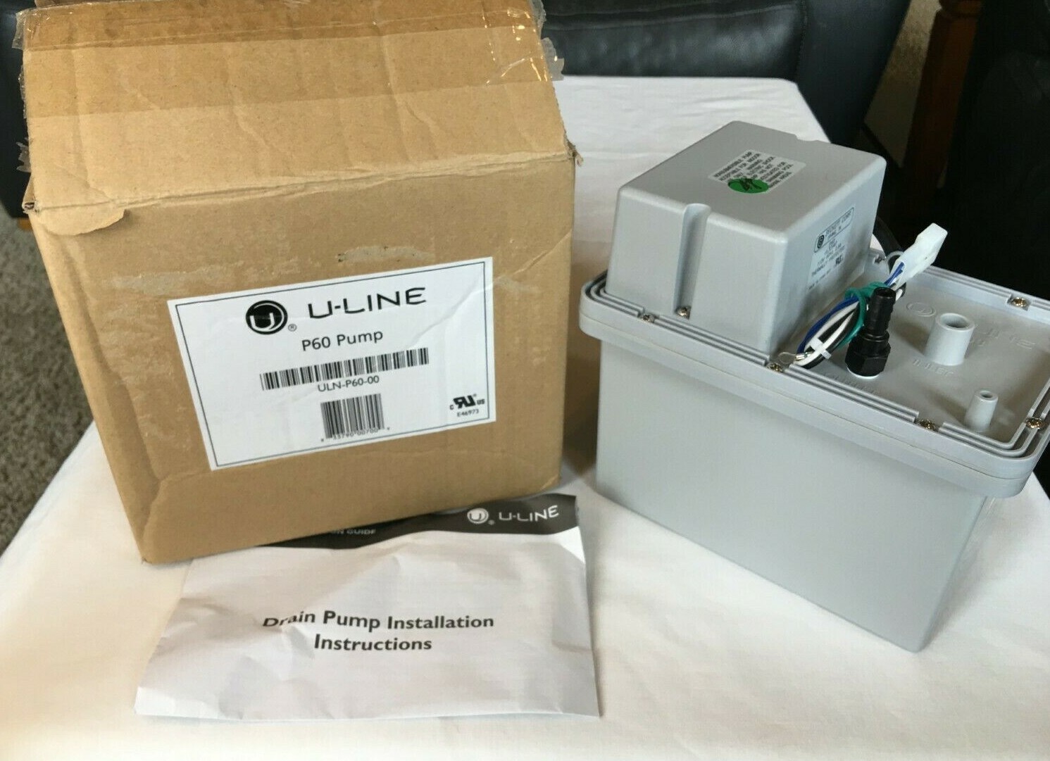 Uline Clear Ice Machine Drain Pump ULNP6000 Appliances for Sale in