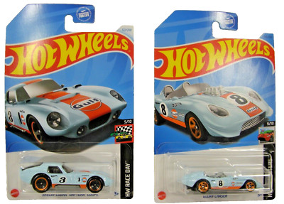 Hot Wheels Shelby Cobra Daytona Coupe + Glory Chaser Gulf Oil Edition Combo
