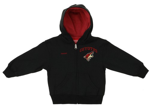 Толстовка Reebok NHL Boys Toddlers Arizona Coyotes Pledge на молнии, черная