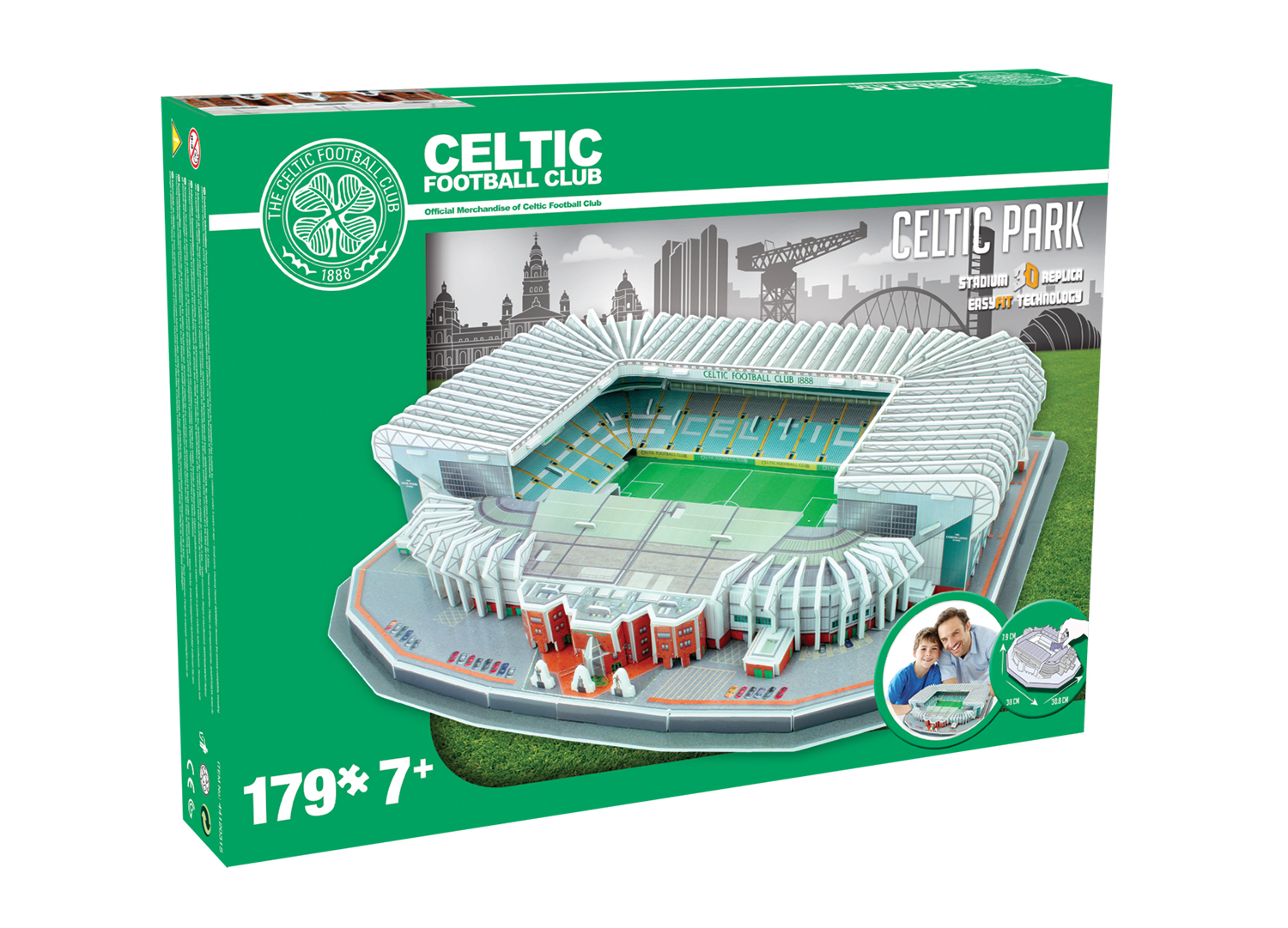 Spielzeug 3d Jigsaw Puzzle 179 Pieces 3815 New Celtic Park Football Stadium Triadecont Com Br
