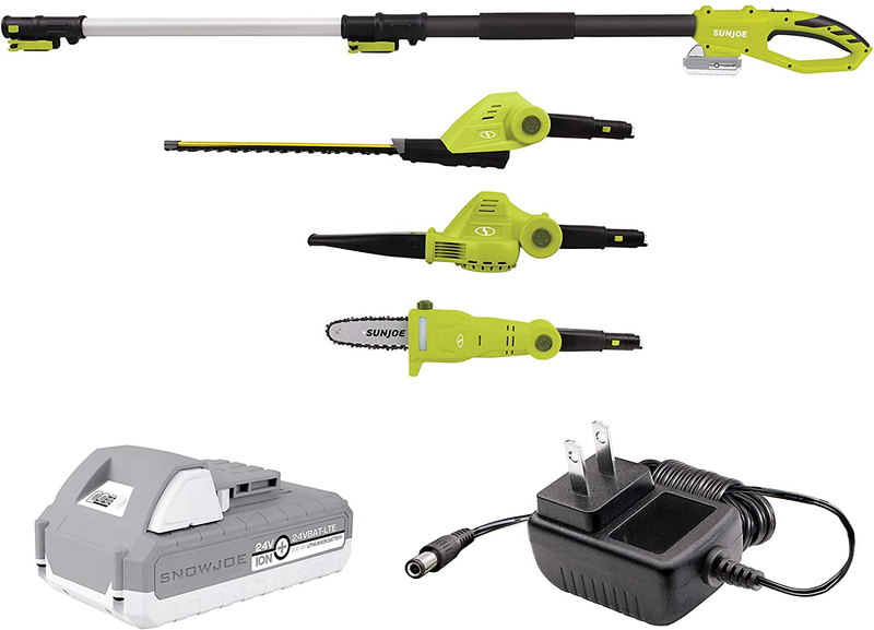 Sun Joe GTS4001C 24-Volt Cordless Lawn Care System (Hedge Trimmer, Pole Saw)