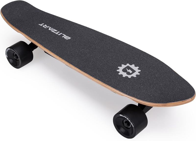 Blitzart Mini Flash 28" Electric Skateboard Electronic Hub-Motor 2.8" Wheel E-Sk
