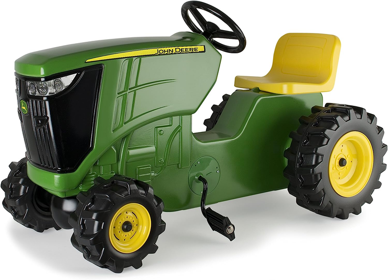 John Deere Pedal Powered Tractor, Kids Ride-On Toy Tractor, Green