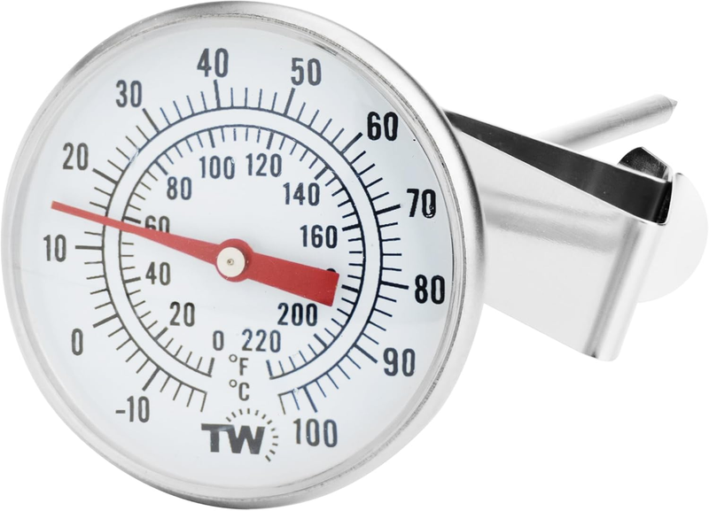 Dairy Thermometer - Ideal for Milk Cheese Yoghurt Coffee Making 165Mm Probe Leng