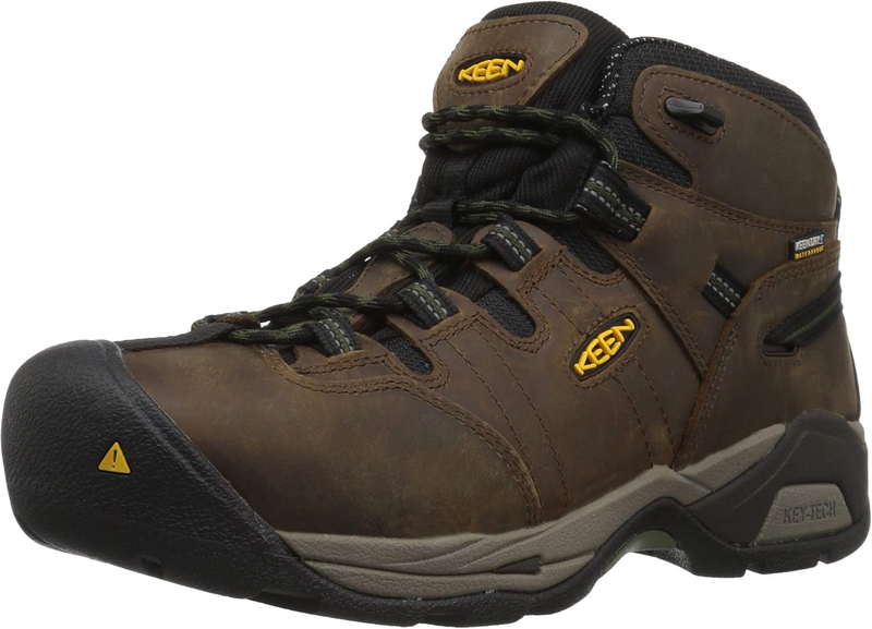 KEEN Utility Men's Detroit XT Mid Height Steel Toe Waterproof Work Boots