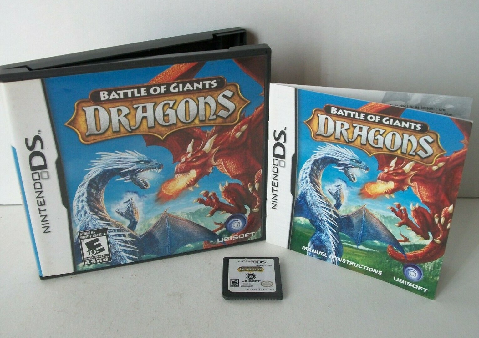 Battle of Giants Dragons Nintendo DS Complete Game Giant