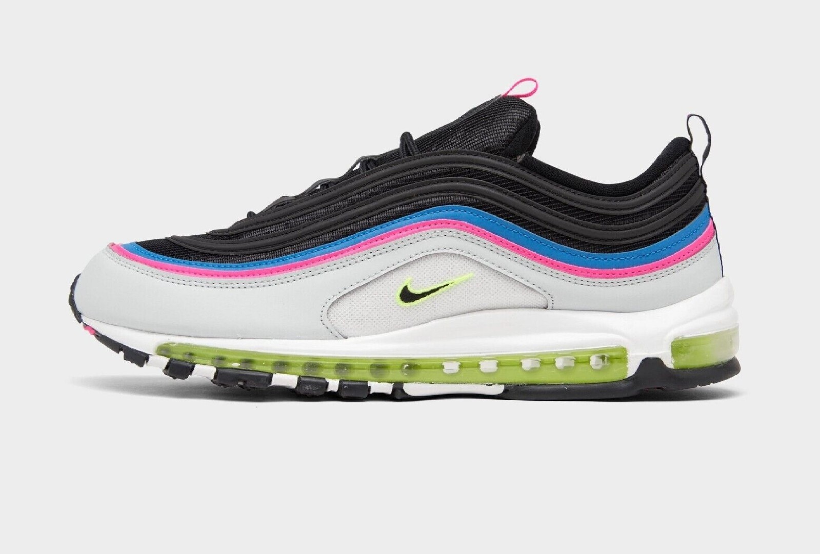 

[DZ4392-001] Мужские кроссовки Air Max 97 неоновые, черные, белые *НОВИНКА*, Белый, Nike Air Max 97