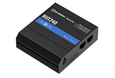 Teltonika Industrial 4G LTE Router RUT24001U000, CAT 4, New