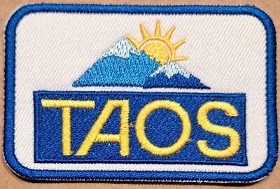 Village of Taos Ski Valley New Mexico embroidered Iron on patch