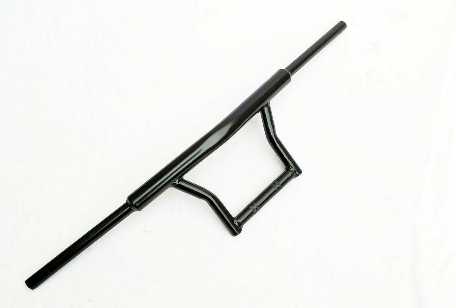UNIVERSAL 7/8" MOTORCYCLE BEND HANDLEBAR BLACK HARLEY BOBBER CHOPPER CUSTOM