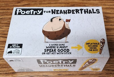 POETRY FOR NEANDERTHALS Word Game 2020 Exploding Kittens NEW SEALED