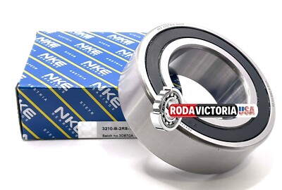 NKE 3210 B 2RS TV C3 Self-aligning Ball Bearing Double Row 50x90x30.2mm 5210-2RS