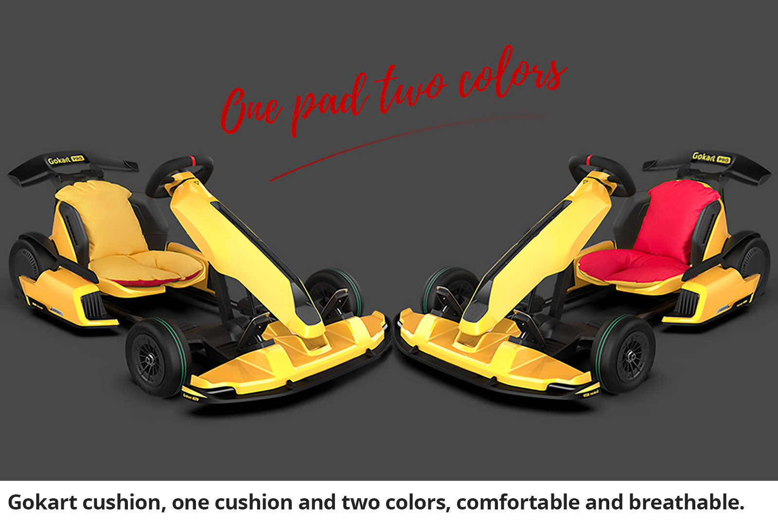 Kit de cojín para asiento Segway Ninebot Go Kart, forro de cintura PRO