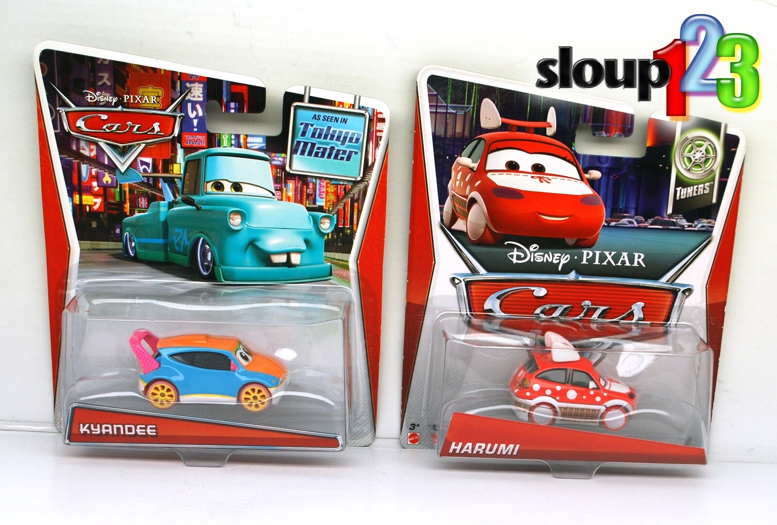 DISNEY CARS - KYANDEE & HARUMI - TOKYO MATER & TUNERZ - FROM