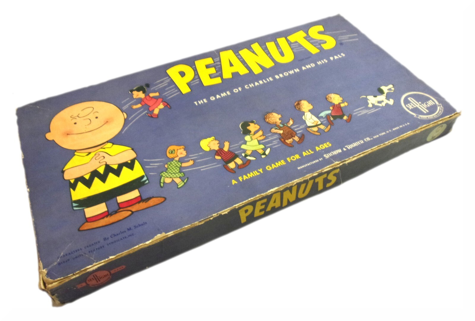 Vintage Peanuts Charlie Brown Board Game No. 86 SelRight