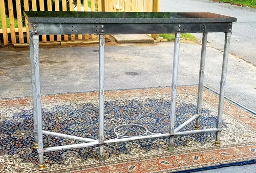 1920's Samuel Yellin Blacksmith Bank Table