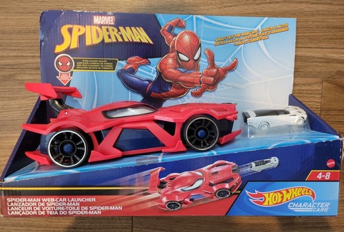 Marvel Spider-man Web-car Launcher With Movement-activated Eyes & ...