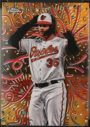 スポーツ選手 Adley Rutschman Red Cherry parallel /5 2023 TOPPS CHROME UPDATE ADLEY RUTSCHMAN RED REFRACTOR