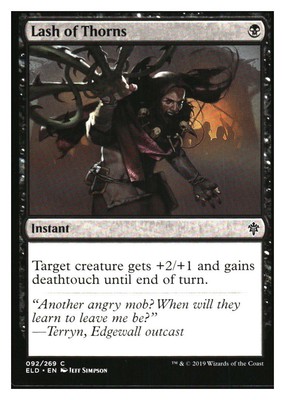 Lash of Thorns Throne of Eldraine MTG - NM+