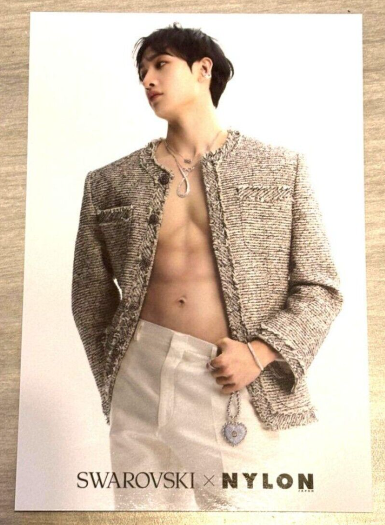 Stray Kids Bang Chan x SWAROVSKI NYLON JAPAN Limied Official