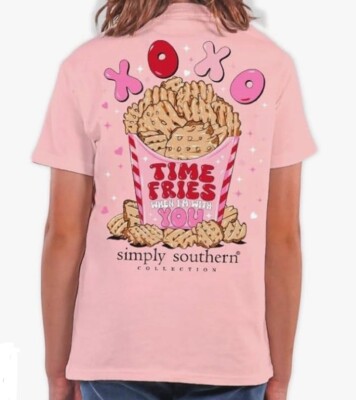 NWT Simply Southern  XOXO Time Fries When I m With You  Shirt