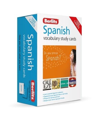 Berlitz Spanish Study Cards (Language Flash Cards) by Berlitz Publishing (Englis