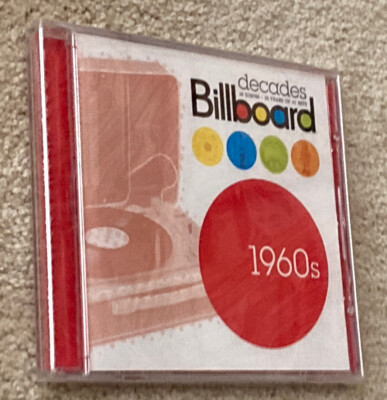 NEW SEALED BILLBOARD DECADES 1960 S RARE OOP CD FREE SHIPPING
