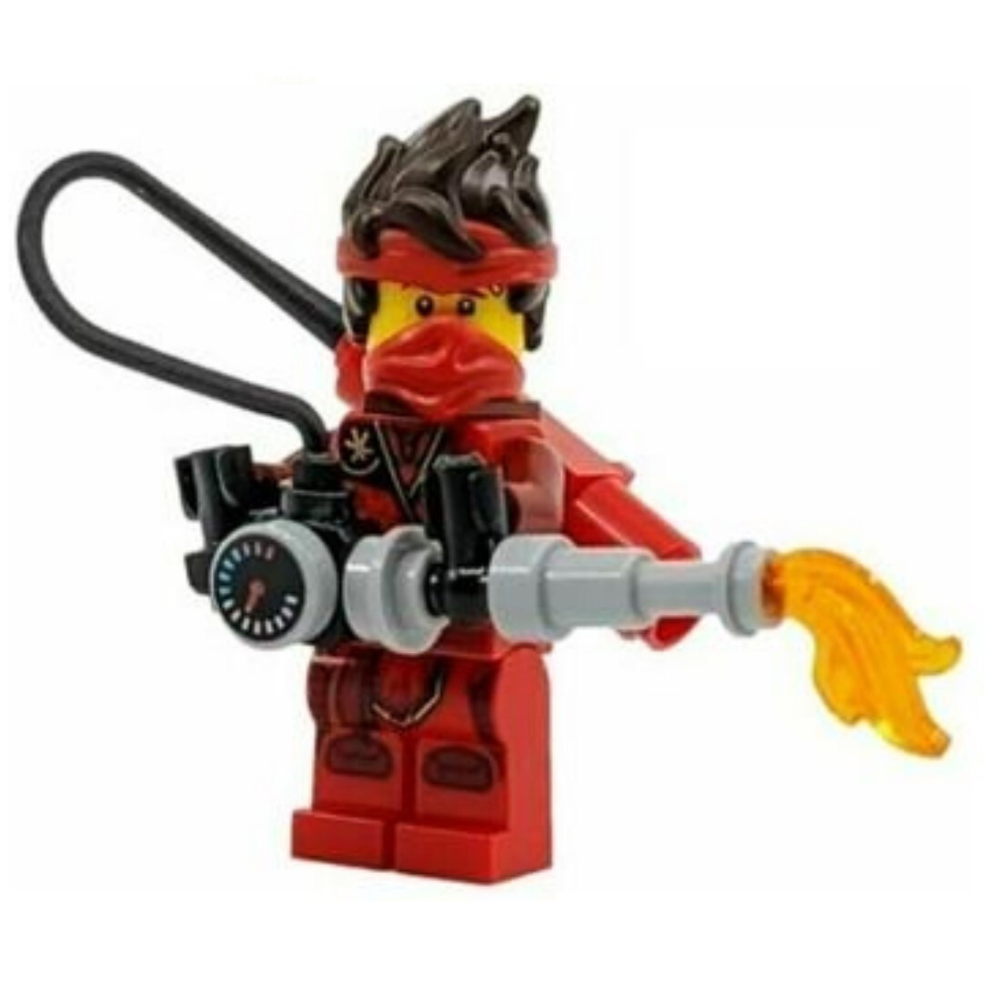 new LEGO NINJAGO The Island foil pack - Kai with hair, mask