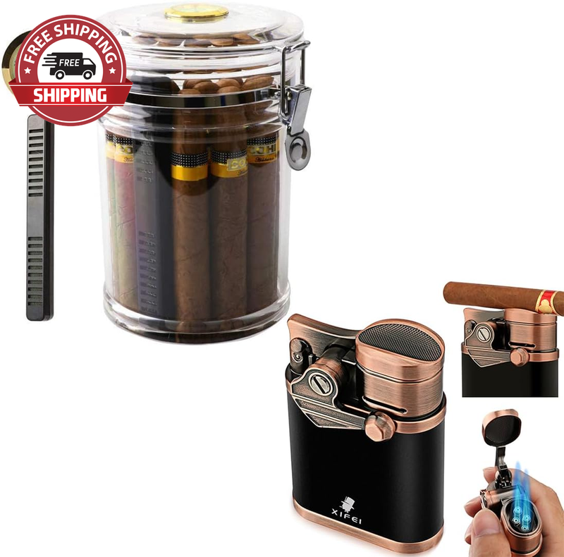 4 Jet Flame With Cigar Holder