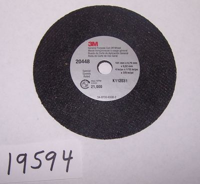 20448 3M Brand Cut Off Wheel