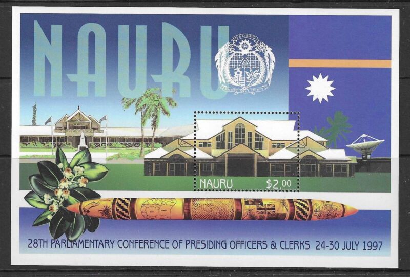 NAURU SGMS472 1997 PARLIAMENTARY CONFERENCE AND PRESIDING OFFICES  MNH