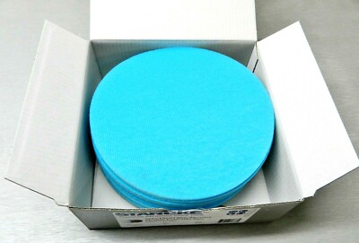 STARCKE Flexible Foam Hook & Loop 6  Grip Discs 800 Grit Blue Pack of 10 