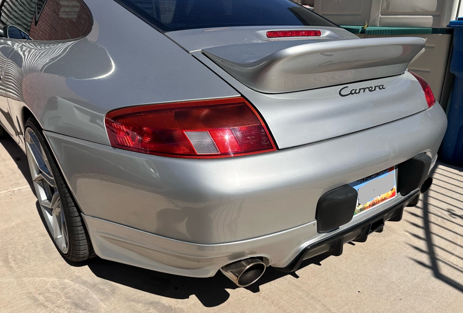 Porsche 996 C2 oem Rear Bumper with finned Diffusor 1998 to