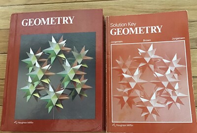 Geometry Teacher Solution Key & Student Homeschool Jurgensen High School Set