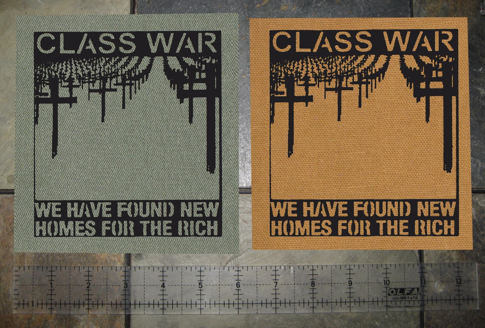 KAOLAのページ DOOMパッチ パンク クラスト Class War Patch DIY Crust Punk Disclose Dropdead Skitsystem