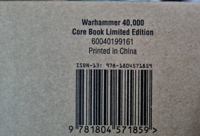 Warhammer 40K 10th Edition Core Rule Book (limited edition)