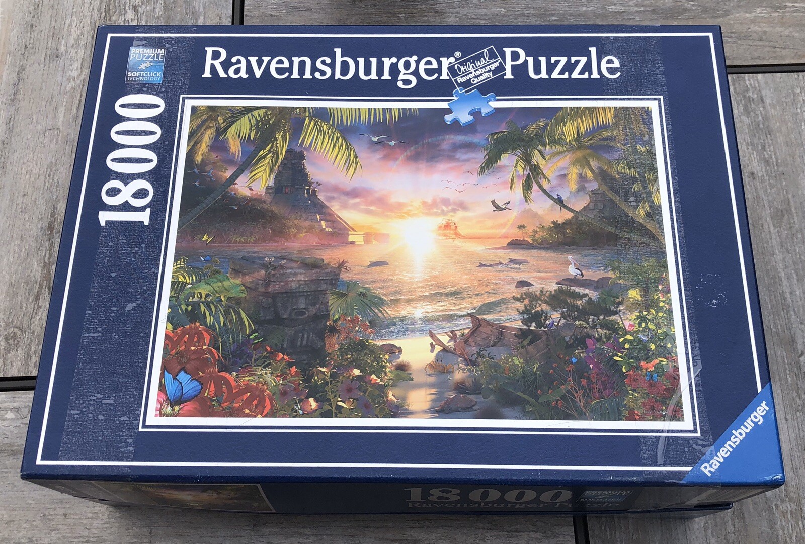 Ravensburger Paradise Sunset 18000 Piece Jigsaw Puzzle Ravensburger Paradise Sunset 18000 Piece Jigsaw Puzzle
