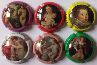 6 BELLES CAPSULES CHAMPAGNE BOLAND NOMINE TABLEAU REF N° 21 a 21e NEWS