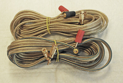 2 x 4 meter Vintage Lautsprecherkabel Monitor Cobra Cable