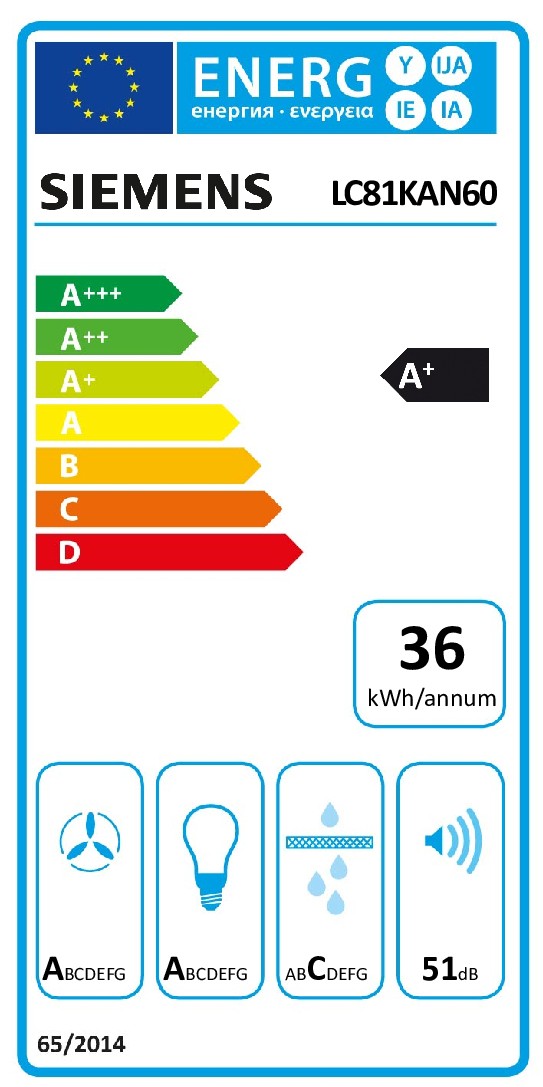 EEK:A+ Energieeffizienz A+